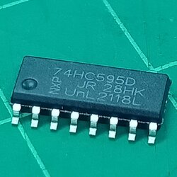 PHILIPS 74HC595D 8-BIT SERIAL-IN SERAIL OR PARALLEL-OUT