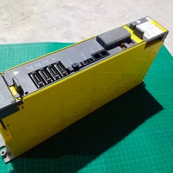 FANUC A06B-6114-H303 SERVO AMPLIFIER MODULE INPUT 283-339VDC 7.5KW. OUTPUT CURRENT L- AXIS 6.5A. M- AXIS 6.5A. N- AXIS 6.5A. สินค้ามือสองรับประกัน 3 เดือน www.cncbackup.com