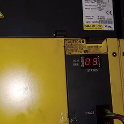 งาน fanuc spindle drive Alarm 12 โคตรใหญ่ 170A