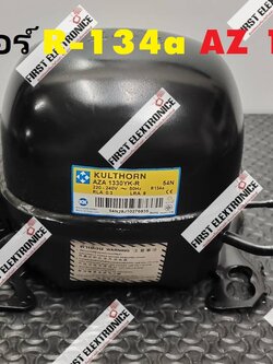 AZ1330Y คอมเพรสเซอร์ตู้เย็น 1 ประตู (อะไหล่ถอด),1/8 น้ำยา R-134A สภาพสินค้าอาจแตกต่างกัน