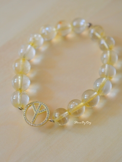 สร้อยข้อมือหินซิทริน(Citrine)