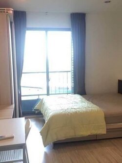 ขายพร้อมผู้เช่า Ideo Mobi Sukhumvit Eastgate ชั้น 8 วิวสระและรถไฟฟ้า