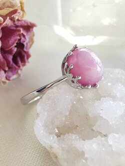 แหวนเงินพลอยทับทิม Ruby