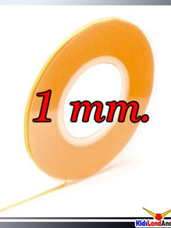 tamiya 87206 masking tape กว้าง 1 mm. (ความยาว18ม.)