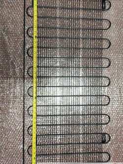 แผงคอยล์ร้อนตู้เย็น และงานงานอื่นๆ 1/5 ขนาด กว้าง 44cm.+ ยาว100cm.