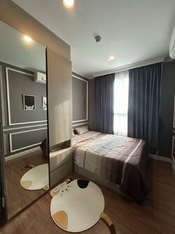 ให้เช่าห้องแบบ 1ห้องนอน 1ห้องอเนกประสงค์ 1ห้องน้ำ โซนพื้นที่ MRT มีนบุรี คอนโด The Origin Ram 209 Interchange (ดิ ออริจิ้น รามฯ 209 อินเตอร์เชนจ์) ขนาดห้อง 31 ตรม. ชั้น 4