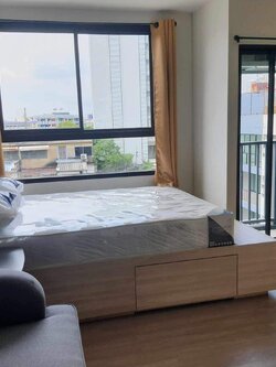 ปล่อยเช่าคอนโด THE MUVE Ram 22 (เดอะ มูฟ ราม 22) - Studio 1ห้องน้ำ 1ห้องครัว - ใกล้ MRT สถานีรามคำแหง 12/ม.รามคำแหง - ขนาดห้อง 24.35 ตรม. ชั้น 6 ตึกB