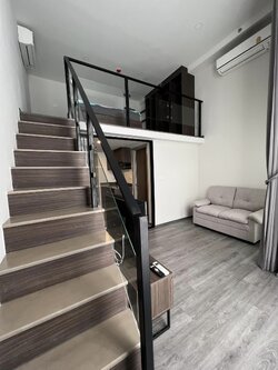 ปล่อยเช่าคอนโด THE ORIGIN LADPRAO - BANGKAPI (ดิ ออริจิ้น ลาดพร้าว - บางกะปิ) - ห้อง Duplex2ชั้น 1ห้องนอน 1ห้องน้ำ 1ห้องนั่งเล่น - ใกล้ MRT บางกะปิ / เดอะมอลล์บางกะปิ - ขนาดห้อง 33 ตรม. ชั้น 4