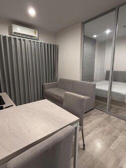 ปล่อยเช่าคอนโด Niche Mono Ramkhamhaeng (นิช โมโน รามคำแหง) - อินเตอร์เน็ต AIS Fiber ฟรี 1ห้องนอน 1ห้องน้ำ 1ห้องนั่งเล่น 1ห้องครัว - ใกล้ มหาลัยรามคำแหง/เดอะมอมลล์ - ขนาดห้อง 28.6 ตรม. ชั้น 11 ตึก A