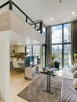 ปล่อยเช่าคอนโด Chewathai Residence Asoke (ชีวาทัย เรสซิเดนซ์ อโศก) - Duplex 1ห้องนอน 1ห้องน้ำ 1ห้องนั่งเล่น - ใกล้ MRT พราะราม9และเพชรบุรี/มศว./เซ็นทรัลพระราม9 - ขนาดห้อง 30 ตรม. ชั้น 16