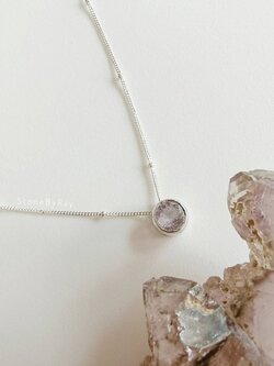 สร้อยคอเงินจี้หินซุปเปอร์เซเว่น Super seven