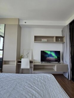 ให้เช่าห้องแบบ Studio 1ห้องน้ำ 1ครัวแยก โซนพื้นที่ MRT มีนบุรี คอนโด The Origin Ram 209 Interchange (ดิ ออริจิ้น ราม 209 อินเตอร์เชนจ์) High Rise ขนาดห้อง 22 ตรม. ชั้น 12