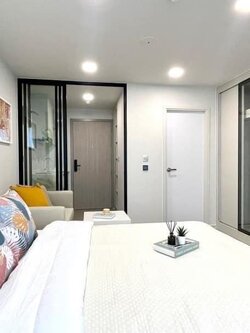 ปล่อยเช่าคอนโด Atmoz Oasis Onnut (แอทโมซ โอเอซิส อ่อนนุช) - Studio 1ห้องน้ำ 1ห้องครัว - ใกล้ MRT ศรีนุช - ขนาดห้อง 26 ตรม. ชั้น 8