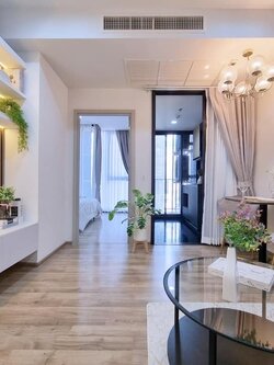 ให้เช่าคอนโด THE LINE Jatujak - Mochit (เดอะ ไลน์ จตุจักร - หมอชิต) - ห้องใหม่มือแรกพึ่งแต่งเสร็จห้องแยกเป็นสัดส่วนชั้นสูง - การเดินทาง: BTS หมอชิตและMRTจตุจักร