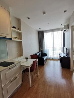Q House Condo Sukhumvit 79 ให้เช่า1ห้องนอนชั้นสูงเฟอร์ครบ