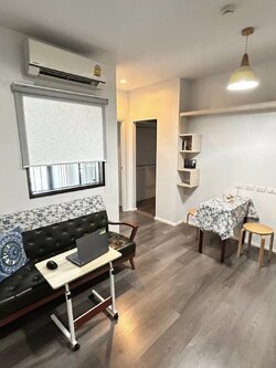 ให้เช่าคอนโด เดอะ สเตจ เตาปูน อินเตอร์เชนจ์ (The Stage Taopoon Interchange) - ห้องสวยตกแต่งน่าอยู่มีเครื่องซักผ้า พร้อมเข้าอยู่ได้ทันที - การเดินทาง: MRT เตาปูน - ใกล้ ห้าง Gateway บางซื่อ 300 เมตร