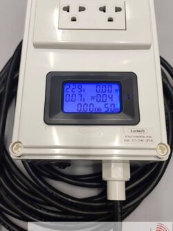 ปลั๊กไฟสำหรับเทสงาน ต่างๆบอกค่าในการ ตรวจเช็คสะดวกในการใช้ สายไฟ 2.5 ยาว10เมตร ปลั๊กเสียบอย่างดี