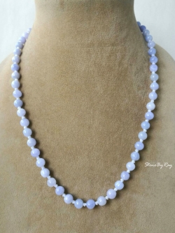 สร้อยคอหยกม่วง(Purple Jade)