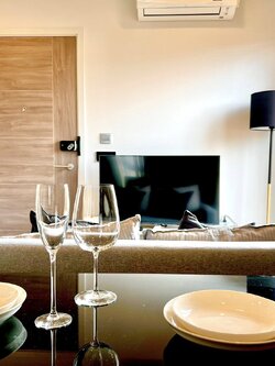 High Rise โซนพื้นที่ BTS อ่อนนุช ให้เช่าห้องแบบ 2ห้องนอน 1ห้องน้ำ 1ครัวปิด คอนโด Modiz Sukhumvit 50 (โมดิซ สุขุมวิท 50) ขนาดห้อง 35 ตรม. ชั้น 4 ตึก A