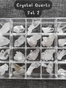 ชุดหินคริสตัลควอตซ์ผลึกธรรมชาติ(20ก้อน) set.2