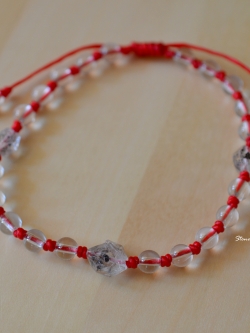 สร้อยข้อมือหินเฮอร์คิเมอร์ไดม่อน (Herkimer Diamond)