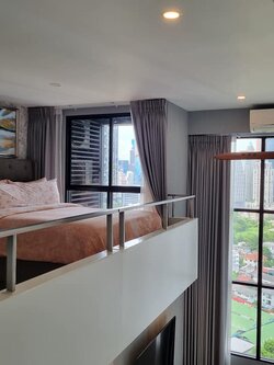 ปล่อยเช่าคอนโด Knightsbridge Prime Sathorn (ไนท์บริดจ์ ไพร์ม สาทร) - ใกล้ BTS ช่องนนทรี - Duplex 2ชั้น 1ห้องนอน 1ห้องน้ำ 1ห้องนั่งเล่น - ขนาดห้อง 44 ตรม. ชั้น 26