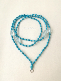 สร้อยประคำ108 หินเทอร์ควอยส์