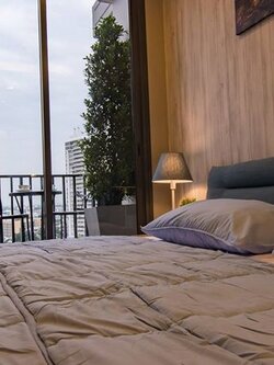 ให้เช่า M Thonglor 10 (เอ็ม ทองหล่อ 10) 1ห้องนอนระเบียงทิศใต้ 27,000ต่อเดือน