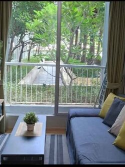 ให้เช่าห้องแบบ 1ห้องนอน 1ห้องน้ำ โซนพื้นที่ BTS อ่อนนุช คอนโด Rhythm Sukhumvit 50 (ริทึ่ม สุขุมวิท 50) ขนาดห้อง 35 ตรม. ชั้น 6 ชั้นเดียวกับส่วนกลาง