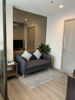 ให้เช่าห้องแบบ 1ห้องนอน 1ห้องน้ำ 1ครัวแยก โซนพื้นที่ MRT พระนั่งเกล้า คอนโด The Politan Aqua (เดอะ โพลิแทน อควา) ขนาดห้อง 24 ตรม. ชั้น 48 ตึก B ทิศใต้ วิวแม่น้ำ