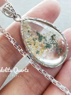 สร้อยคอเงินจี้หินโป่งข่าม