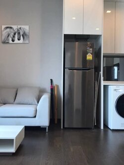 ให้เช่าห้องแบบ 1ห้องนอน 1ห้องน้ำ โซนพื้นที่ MRT เพชรบุรี คอนโด Q Asoke (คิว อโศก) ขนาดห้อง 35 ตรม. ชั้น 25