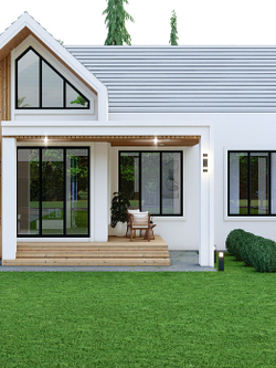 ใกล้ทะเล❤️บ้านเดี่ยวสไตล์นอร์ดิก 3นอน 2น้ำ 2ที่จอดรถ มีดาดฟ้า 🏠บ่อนอก เมืองประจวบคีรีขันธ์ 🏖️Near Beach Nordic Single House 3 Bed Room 2 Bath Room 2 Parking + Rooftop 🏠โครงการมูนสโตน บีช ประจวบ Project :Moonstone Beach Prach