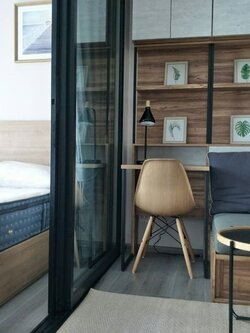 ให้เช่าคอนโด The Politan Rive (เดอะ โพลิแทน รีฟ) - ตกแต่งเฟอร์ครบห้องสวยน่าอยู่ชั้นสูงงงงมีเครื่องซักผ้า