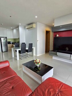 ปล่อยเช่าคอนโด Circle Condominium (เซอร์เคิล คอนโดมิเนียม) - 2ห้องนอน 2ห้องน้ำ 1ห้องนั่งเล่น - ใกล้ MRT เพชรบุรี ARL มักกะสัน - ขนาดห้อง 75 ตรม. ชั้น 12 ตึก 2