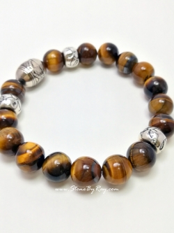 สร้อยข้อมือหินตาเสือ (Tiger's eye)