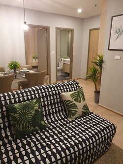 IDEO O2 (ไอดีโอ โอทู) ให้เช่า2ห้องนอนตึกCวิวส่วนกลางเฟอร์ครบ