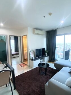 ให้เช่าคอนโด Life Ratchadapisek (ไลฟ์ รัชดาภิเษก) - ตกแต่งเฟอร์ครบ 2ห้องนอน2ห้องน้ำ ห้องน่าอยู่ - การเดินทาง: MRT ห้วยขวาง