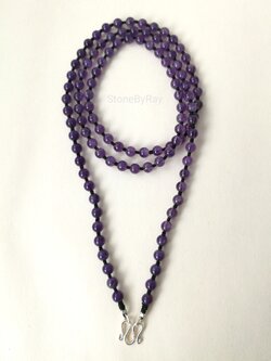 สร้อยประคำ108 หินอเมทิสต์