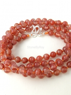 สร้อยประคำ108 หินหนานหง(ควอตซ์แดง)