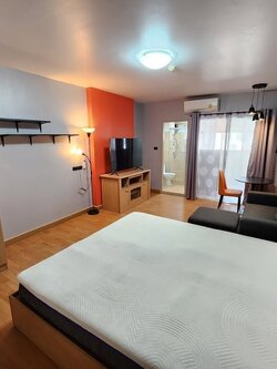 คอนโด City Home Sukhumvit (ซิตี้ โฮม สุขุมวิท) Low Rise โซนพื้นที่ เดิน 100 เมตร จาก BTS อุดมสุข ให้เช่าห้องแบบ Studio 1ห้องน้ำ ขนาดห้อง 30 ตรม. ชั้น 5