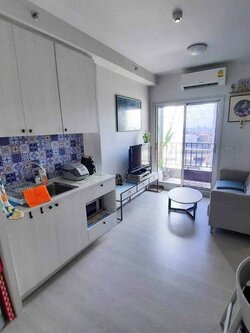 ให้เช่าคอนโด Chapter One Shine Bangpo (แชปเตอร์ วัน ชายน์ บางโพ) โซนพื้นที่ MRT บางโพ ห้องแบบ 1ห้องนอน / 1ห้องน้ำ · ขนาดห้อง 27 ตรม. ชั้น 27