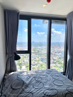 วิวสวยเห็นโค้งแม่น้ำบางกระเจ้า The Line sukhumvit 101 ให้เช่าห้อง Duplexตกแต่งครบน่าอยู่ สอบถามแอด Line ID : Smile-easy