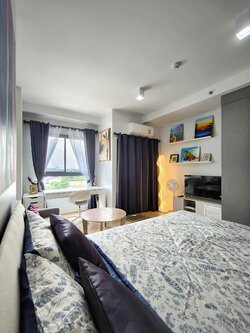 ปล่อยเช่าคอนโด IDEO New Rama 9 (ไอดีโอ นิว พระราม 9) - เครื่องใช้ไฟฟ้าและเฟอร์ใหม่ยกห้องกันไปเลย - ใกล้ เดอะมอลล์ รามคำแหง Foodland