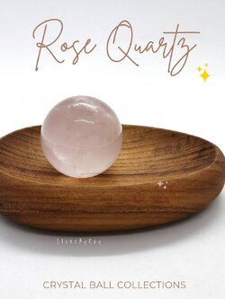 หินโรสควอตซ์ลูกกลม Rose Quartz Ball