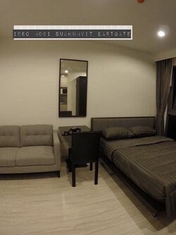 ให้เช่า Ideo Mobi Sukhumvit Eastgate วิวสวนน้ำพุและวิวเมืองเห็นรถไฟฟ้า