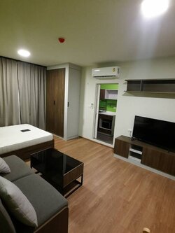 สนใจชมห้องติดต่อได้เลย Line ID: Smile-easy ปล่อยเช่าคอนโด dcondo tann Charan (ดีคอนโด ธาร จรัญฯ) - Studio 1ห้องน้ำ 1ห้องครัว - ใกล้ MRT บางขุนนนท์ - ขนาดห้อง 27 ตรม. ชั้น 5 ตึก A