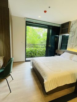 ให้เช่าคอนโด THE LINE Phahonyothin Park (เดอะ ไลน์ พหลโยธิน พาร์ค) - ตกแต่งเฟอร์ครบชั้น2วิวสวนพร้อมอยู่ - การเดินทาง: bts ห้าแยกลาดพร้าว Mrt พหลโยธิน