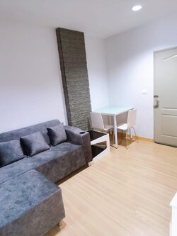 ปล่อยเช่าคอนโด เดอะ คิทท์ ติวานนท์ (The Kith Tiwanon) - 1ห้องนอน 1ห้องน้ำ 1ห้องนั่งเล่น - ใกล้ MRTห้าแยกปากเกร็ด/ตรงข้าม รร.สวนกุหลาบนนท์ - ขนาดห้อง 28 ตรม. ชั้น 6