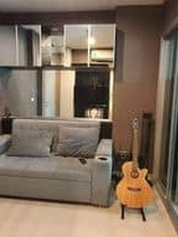 ปล่อยเช่าคอนโด Life Ratchadapisek (ไลฟ์ รัชดาภิเษก) - 1ห้องนอน 1ห้องน้ำ 1ห้องนั่งเล่น 1ห้องครัว - ใกล้ MRT ห้วยขวาง - ขนาดห้อง 31 ตรม. ชั้น 10 ตึก A